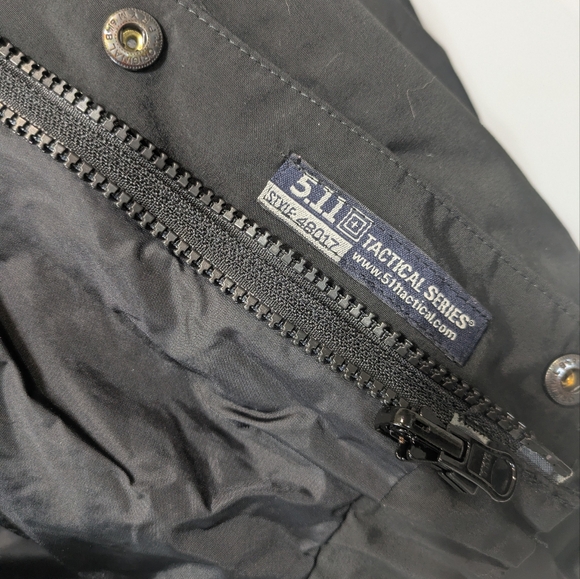 5.11 Tactical Shell Jacket 48017 Black Size XL Military Police First Respond - Picture 4 of 9